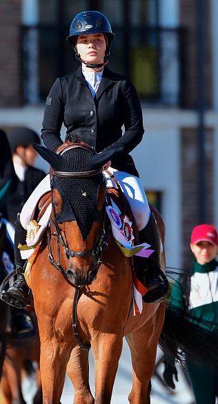 Как собраться после падения: Дарья Самохина выигрывает  Гран-При Золотого Тура MAXIMA MASTERS в КСК Golden Horse